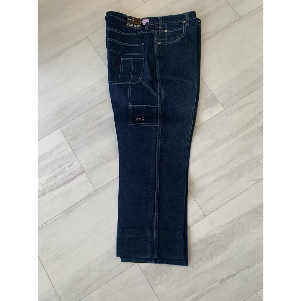Vintage Y2K Phat Farm Baggy Carpenter Denim Wide Leg 36X34 (temp Him @ 28")